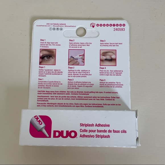 Duo eyelash glue for easy fake eyelash application. NEVER USED - Picture 2 of 3